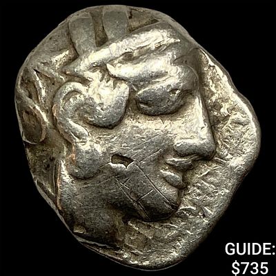 Attica Athens 393-294 AD Silver Tetradrachm NEARLY UNCIRCULATED