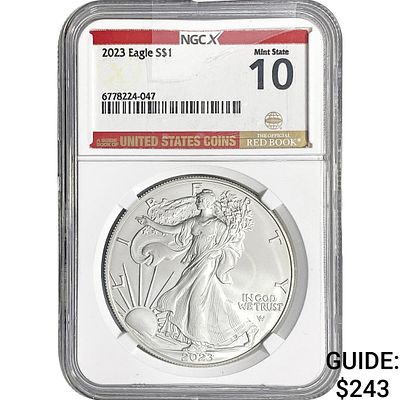 2023 Silver Eagle NGC MS10