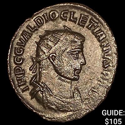 Roman Diocletian 284-305 AD BI Nummus CHOICE AU