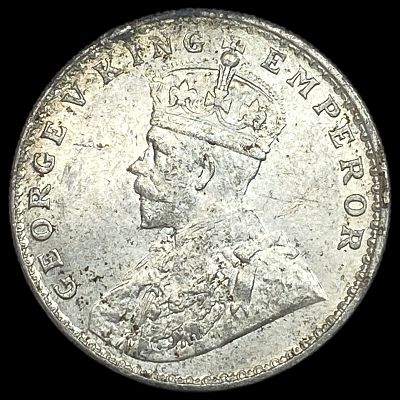 1919 British-India Silver Rupee UNCIRCULATED