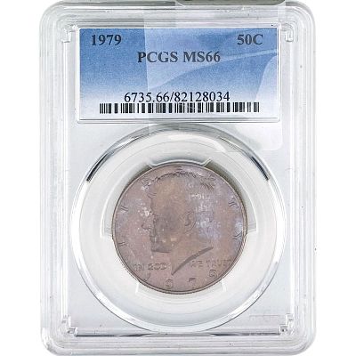 1979 Kennedy Half Dollar PCGS MS66