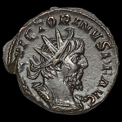 Romano-Gallic Victorinus 269-271 BI Dbl Denarius CHOICE AU