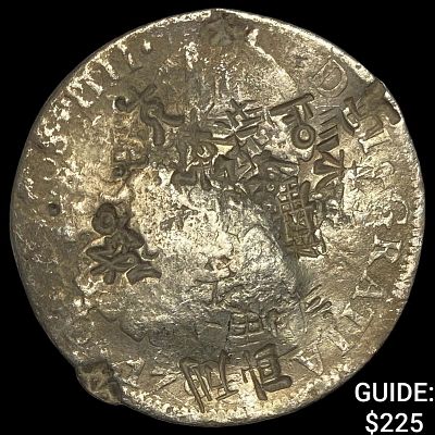 Spanish Colonial Silver 8 Reales Chopmarks