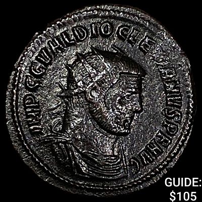 Roman DIocletian 284-305 AD BI Nummus CHOICE AU