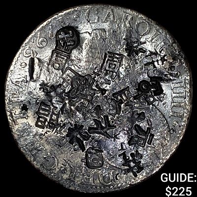 Colonial Spain Silver 8 Reales Chopmarks NEARLY UNCIRCULATED