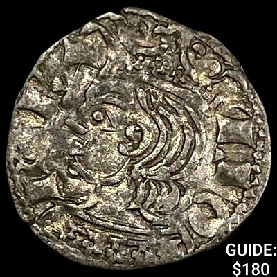 Spain, Castille & Leon Alfonso XI 1312-1350 Billon Denaro NEARLY UNCIRCULATED. Spain, Castille 