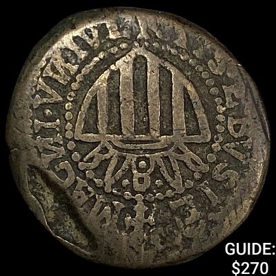 1686 Charles II 12 Dineros NEARLY UNCIRCULATED