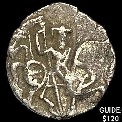 700-1000 AD India Rajput Silver Jital NEARLY UNCIRCULATED