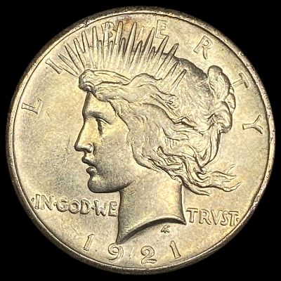 1921 Silver Peace Dollar CLOSELY UNCIRCULATED
