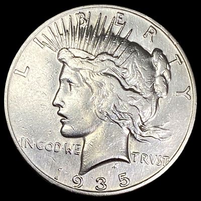 1935-S Silver Peace Dollar CLOSELY UNCIRCULATED