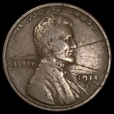 1914-D Lincoln Wheat Cent NICELY CIRCULATED