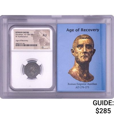 Roman Diocletian AD 284-305 BI Aurelianianus NGC AU