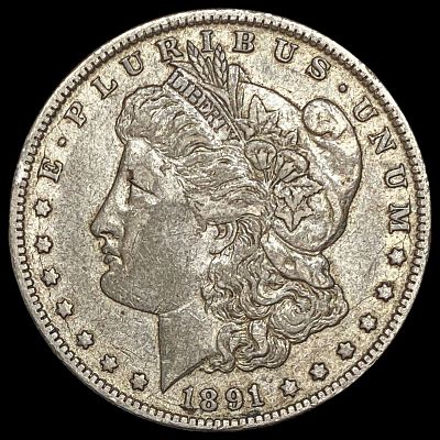 1891-O Morgan Silver Dollar NEARLY UNCIRCULATED. 1891-O Morgan Silver Dollar NEARLY UNCIRCULATED