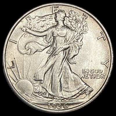 1936 Silver Walking Liberty Half Dollar UNCIRCULATED. 1936 Silver Walking Liberty Half Dollar 
