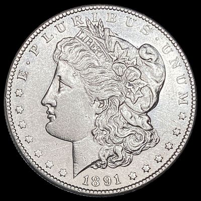 1891-S Silver Morgan Dollar CLOSELY UNCIRCULATED. 1891-S Silver Morgan Dollar CLOSELY UNCIRCULATED