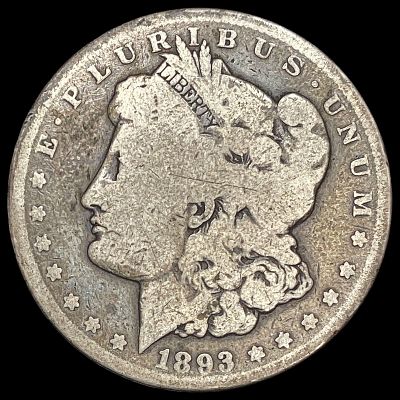 1893-CC Silver Morgan Dollar NICELY CIRCULATED. 1893-CC Silver Morgan Dollar NICELY CIRCULATED