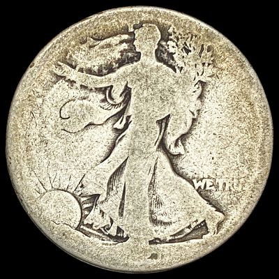 1921-S Walking Liberty Half Dollar NICELY CIRCULATED