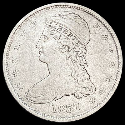 1837 Capped Bust Half Dollar ABOUT UNCIRCULATED. 1837 Capped Bust Half Dollar ABOUT UNCIRCULATED