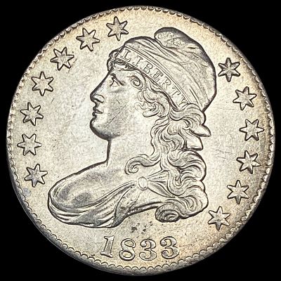 1833 Capped Bust Half Dollar UNCIRCULATED