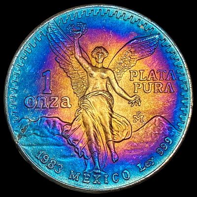 1983 Mexico Silver 1 Onza Libertad GEM BU