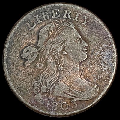 1803 Draped Bust Large Cent LIGHTLY CIRCULATED. 1803 Draped Bust Large Cent LIGHTLY CIRCULATED