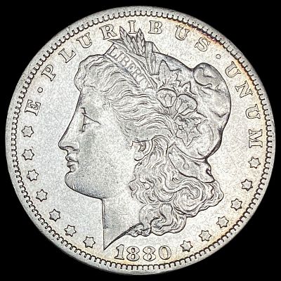 1880-CC Silver Morgan Dollar NEARLY UNCIRCULATED. 1880-CC Silver Morgan Dollar NEARLY UNCIRCULATED