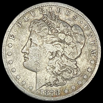 1878-CC Silver Morgan Dollar LIGHTLY CIRCULATED. 1878-CC Silver Morgan Dollar LIGHTLY CIRCULATED