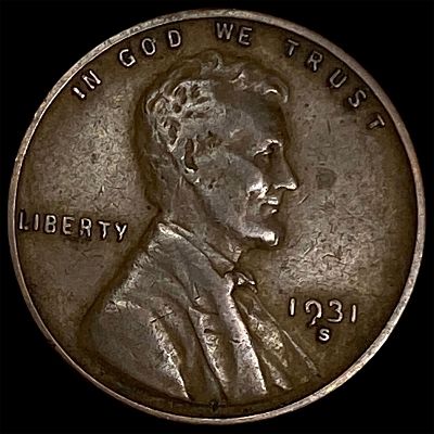1931-S Lincoln Wheat Cent NEARLY UNCIRCULATED
