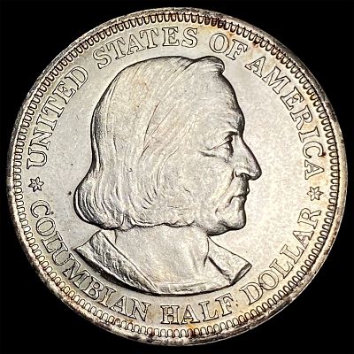 1892 Silver Columbian Expo Half Dollar UNCIRCULATED