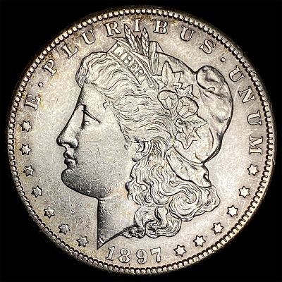1897-S Silver Morgan Dollar CLOSELY UNCIRCULATED