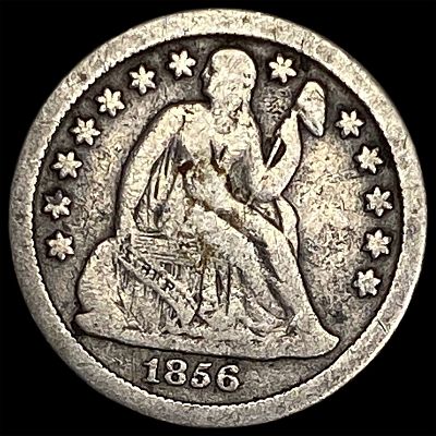 1856-O Silver Seated Liberty Dime NICELY CIRCULATED