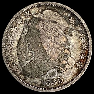 1835 Capped Bust Dime NICELY CIRCULATED
