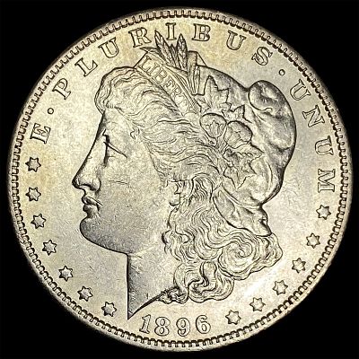 1896-O Silver Morgan Dollar CHOICE AU