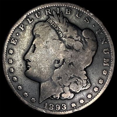 1893-O Silver Morgan Dollar HIGH GRADE