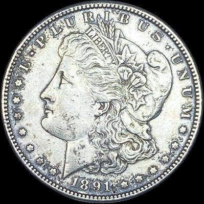 1891-S Silver Morgan Dollar UNCIRCULATED