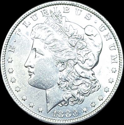1880-O Silver Morgan Dollar GEM BU