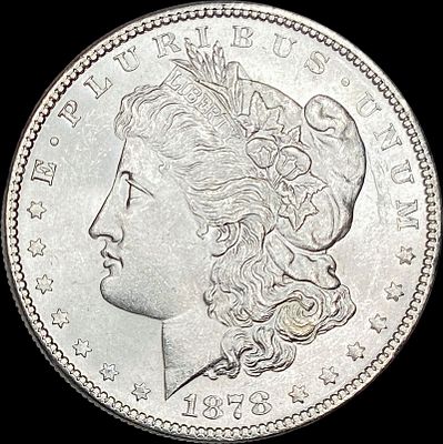 1878 Silver Morgan Dollar UNCIRCULATED. 1878 7TF Rev 78 Silver Morgan Dollar UNCIRCULATED