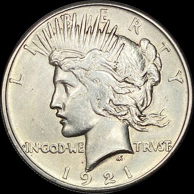 1921 Silver Peace Dollar UNCIRCULATED. 1921 HR Silver Peace Dollar UNCIRCULATED