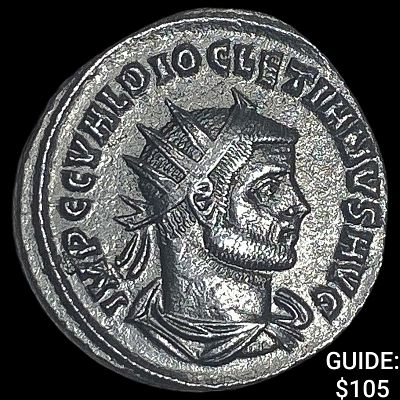 Roman Diocletian 284-305 AD BI Nummus CHOICE AU