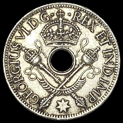 1945 New Guinea Silver Shilling UNCIRCULATED