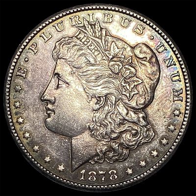 1878-S Silver Morgan Dollar CHOICE AU