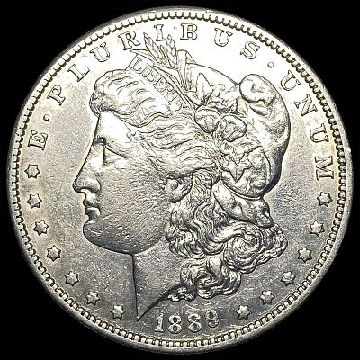 1889-S Silver Morgan Dollar CLOSELY UNCIRCULATED