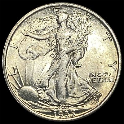 1935 Silver Walking Liberty Half Dollar UNCIRCULATED