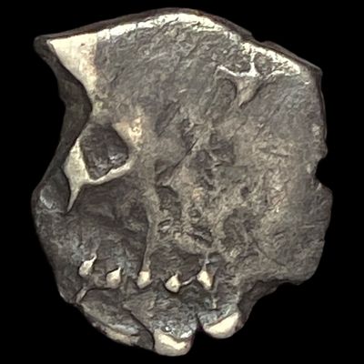 1600-1750 Spanish Colonial Silver 1/2 Reale Cob