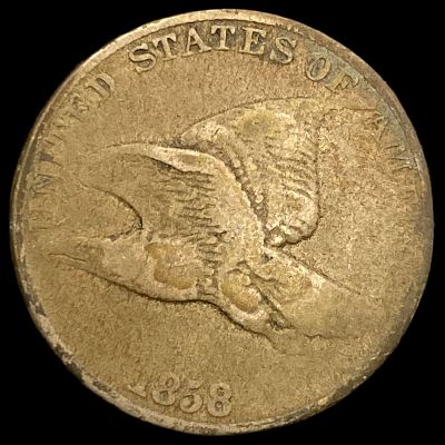1858 Flying Eagle Cent NICELY CIRCULATED