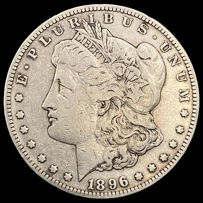 1896-S Silver Morgan Dollar LIGHTLY CIRCULATED. 1896-S Silver Morgan Dollar LIGHTLY CIRCULATED