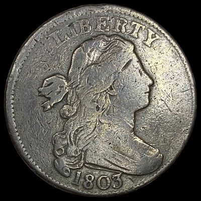 1803 Draped Bust Large Cent LIGHTLY CIRCULATED. 1803 Draped Bust Large Cent LIGHTLY CIRCULATED