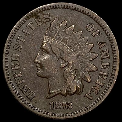 1873 Indian Head Cent LIGHTLY CIRCULATED