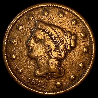 1842 Braided Hair Large Cent NICELY CIRCULATED. 1842 Braided Hair Large Cent NICELY CIRCULATED