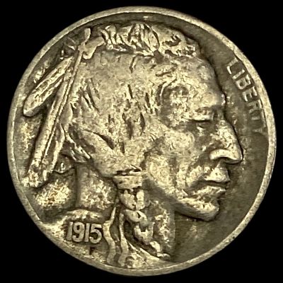 1915-D Buffalo Nickel LIGHTLY CIRCULATED